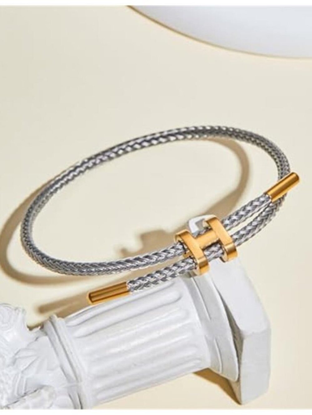 Bracelets for Women Adjustable Charm Bracelet, Silver Plated Buckle Design